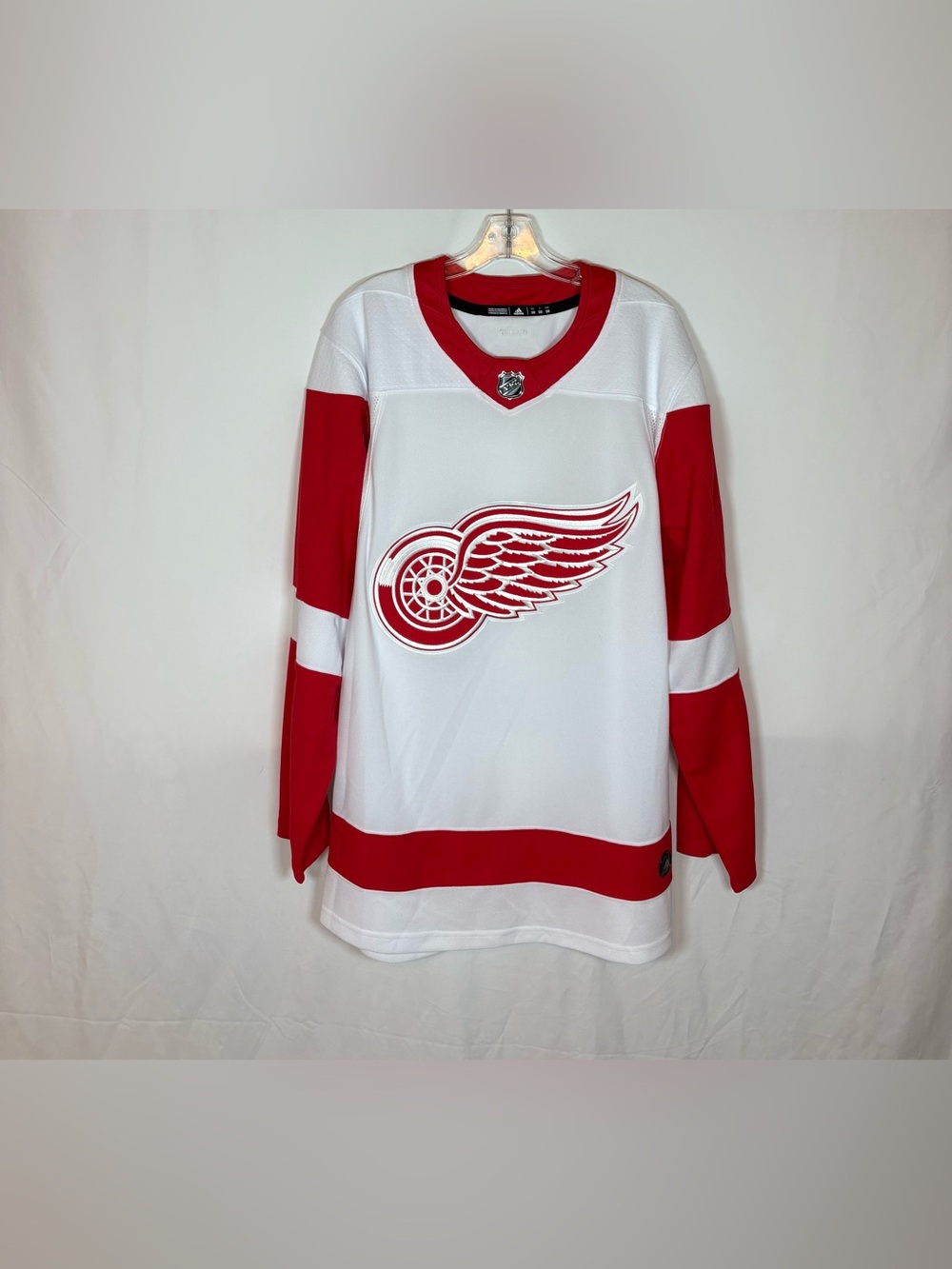 Adidas Detroit Red Wings White Away Hockey Jersey Size 50